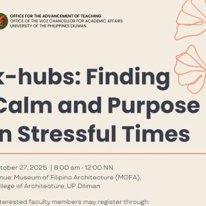 k-hubs: Finding Calm and Purpose in Stressful Times