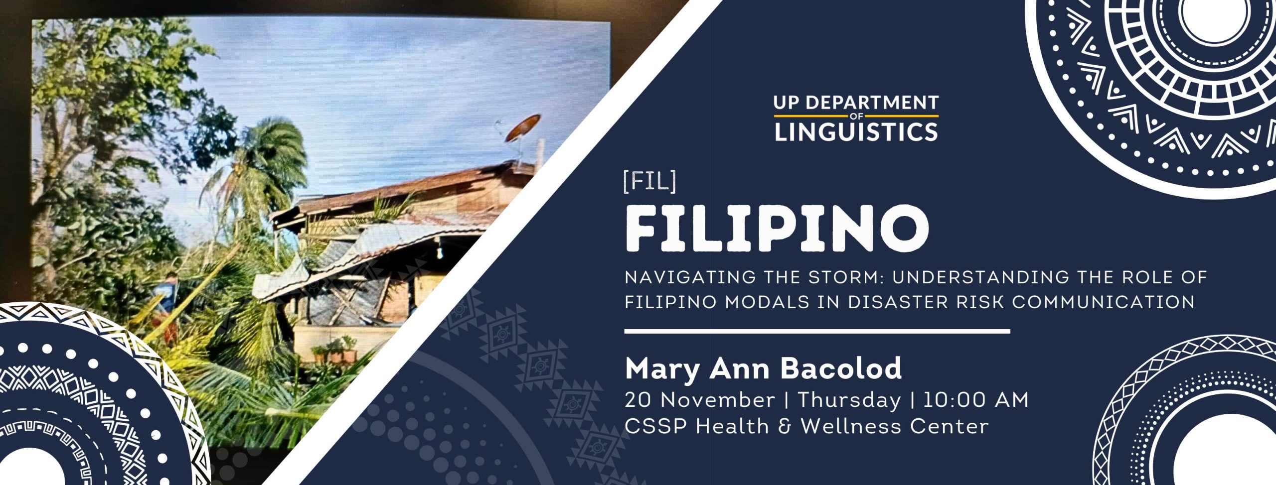 Filipino [fil]: Navigating the Storm — Understanding the Role of Filipino Modals in Disaster Risk Communication