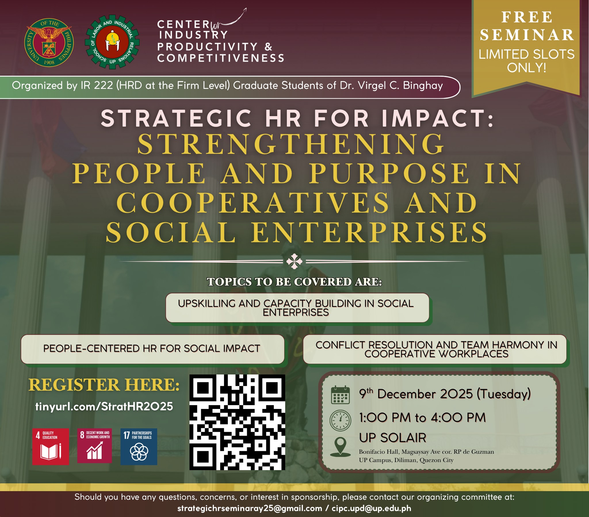 Strategic HR for Impact: Strengthening People and Purpose in Cooperatives and Social Enterprises