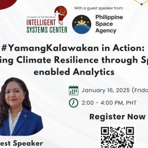 #YamangKalawakan in Action: Building Climate Resilience Through Space-enabled Analytics