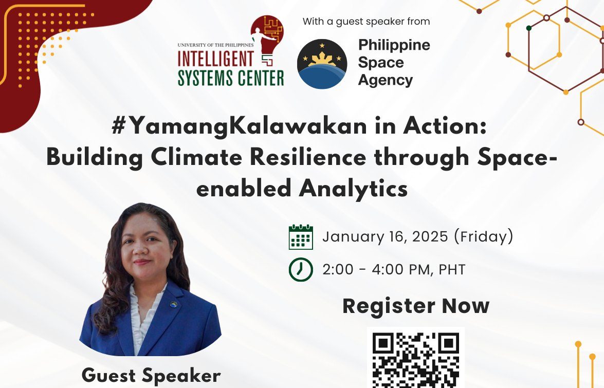 #YamangKalawakan in Action: Building Climate Resilience Through Space-enabled Analytics