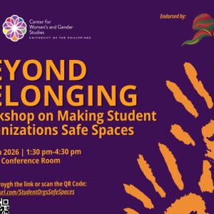 Beyond Belonging: Workshop on Making Student Organizations Safe Spaces