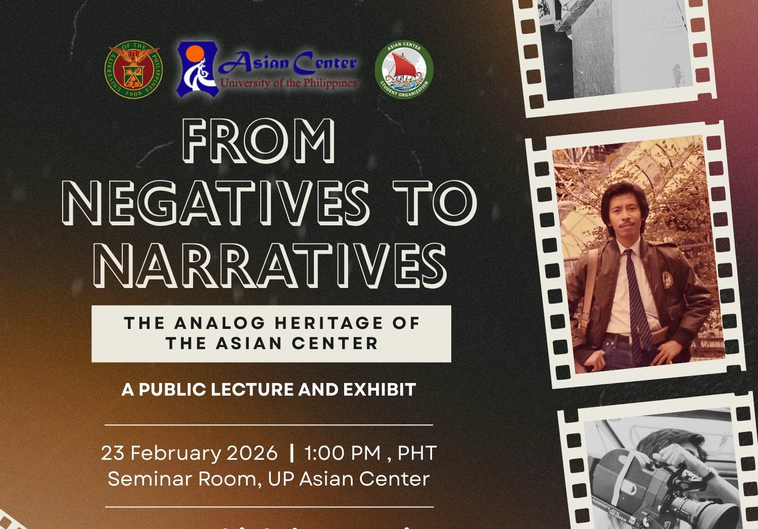 From Negatives to Narratives: The Analog Heritage of the Asian Center