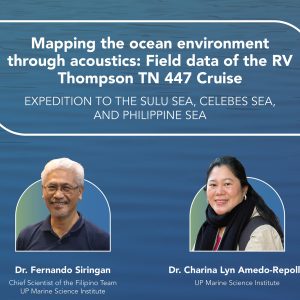 Mapping the Ocean Environment Through Acoustics: Field Data of the RV Thompson TN 447 Cruise