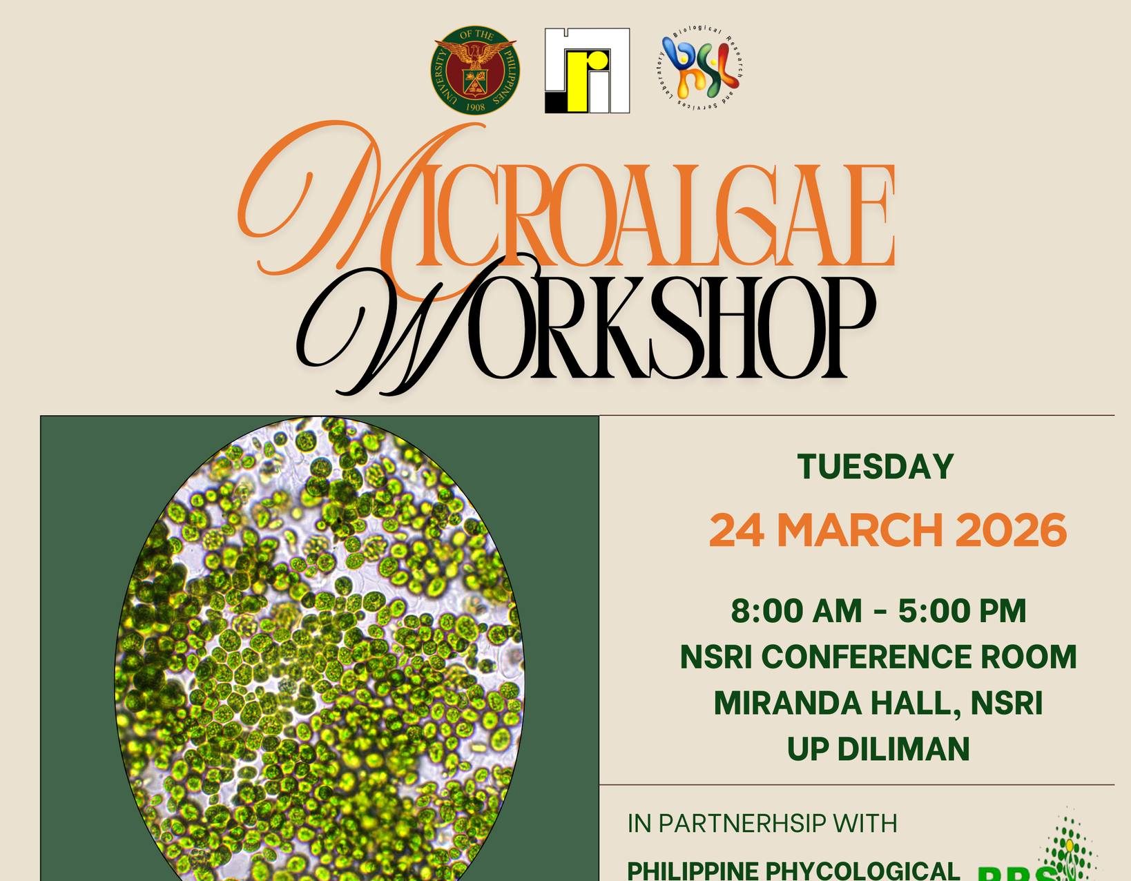 Microalgae Workshop