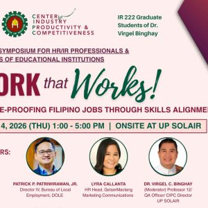 Work That Works! Future-Proofing Filipino Jobs Through Skills Alignment