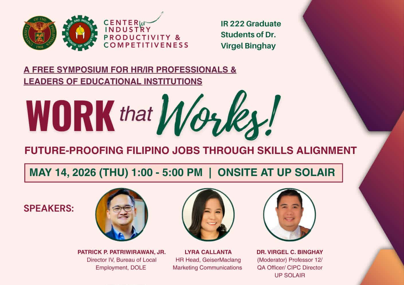 Work That Works! Future-Proofing Filipino Jobs Through Skills Alignment