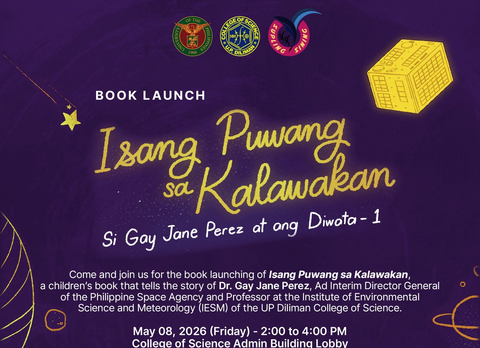 Isang Puwang sa Kalawakan: Si Gay Jane Perez at ang Diwata-1