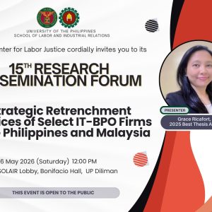 15th Research Dissemination Forum