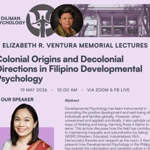 3rd Elizabeth R. Ventura Memorial Lecture