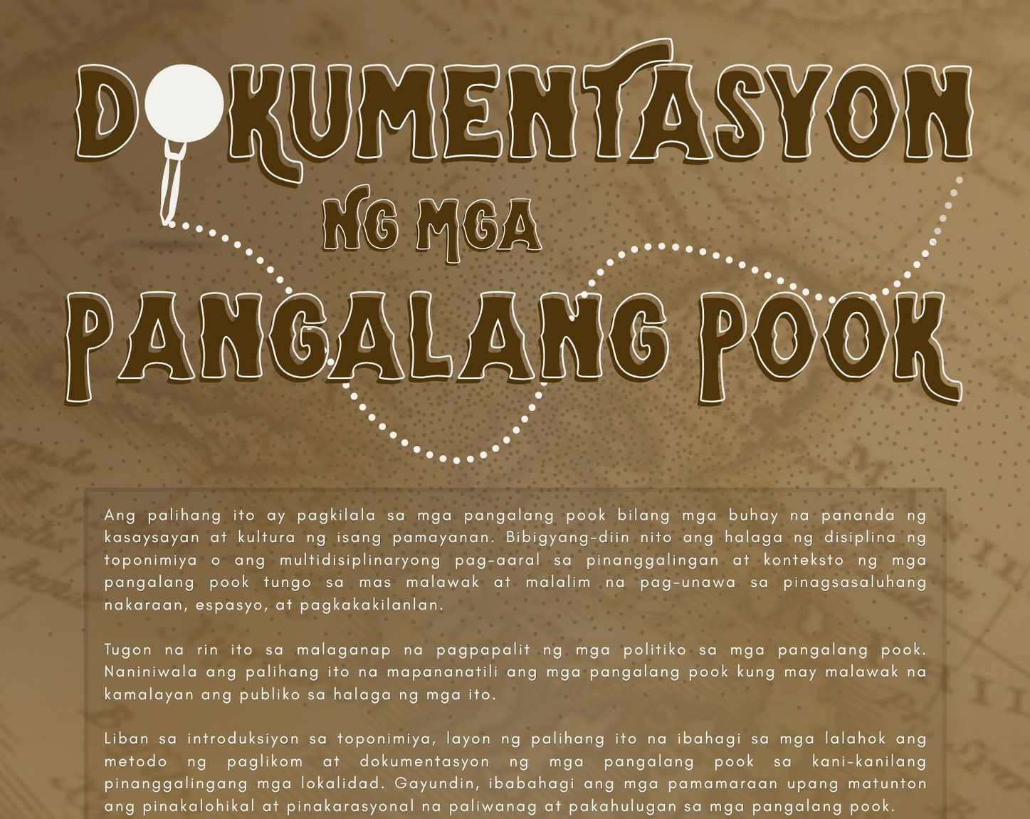 Dokumentasyon ng mga Pangalang Pook