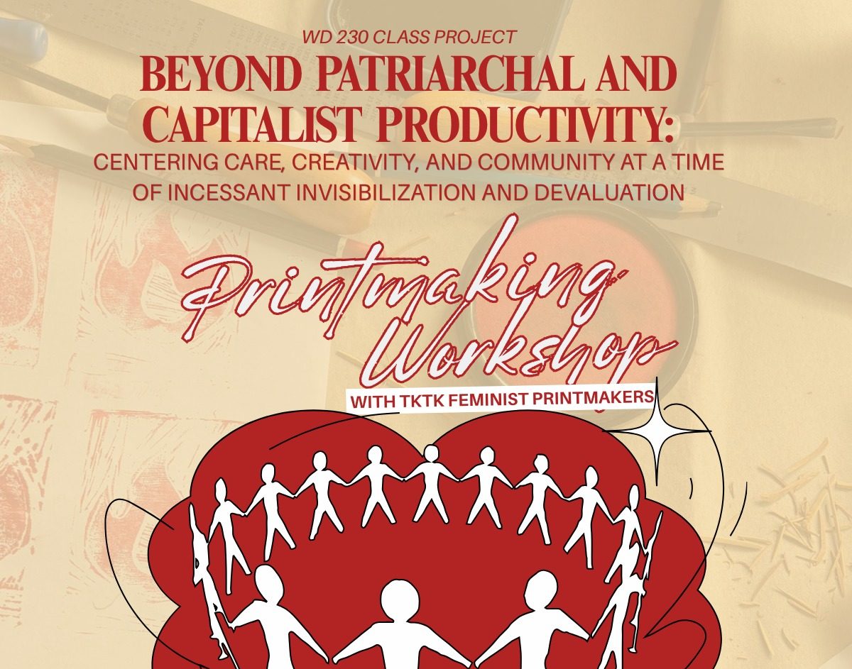 Printmaking Workshop With TKTK Feminist Printmakers
