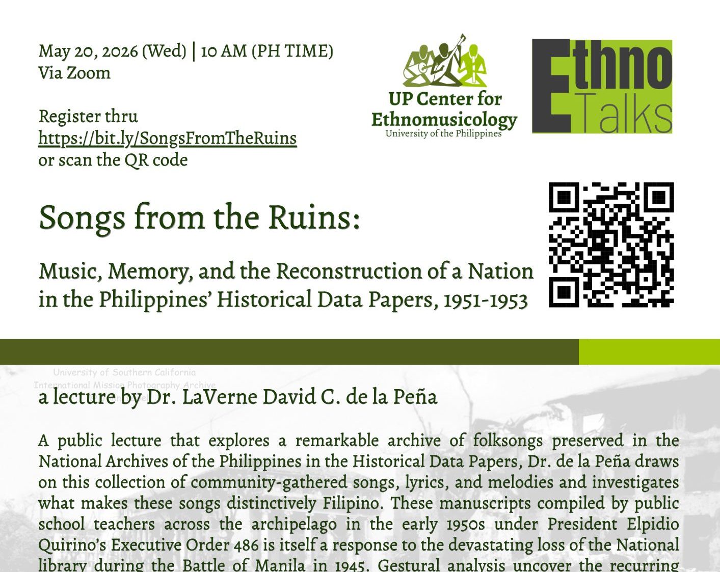 Songs From the Ruins: Music, Memory, and the Reconstruction of a Nation in the Philippines’ Historical Data Papers, 1951–1953