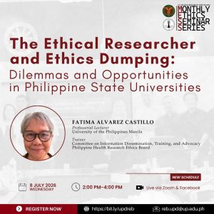The Ethical Researcher and Ethics Dumping: Dilemmas and Opportunities in Philippine State Universities