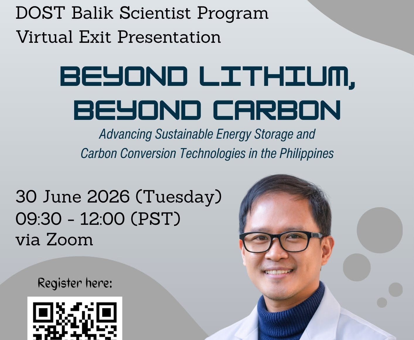 Beyond Lithium, Beyond Carbon: Advancing Sustainable Energy Storage and Carbon Conversion Technologies in the Philippines