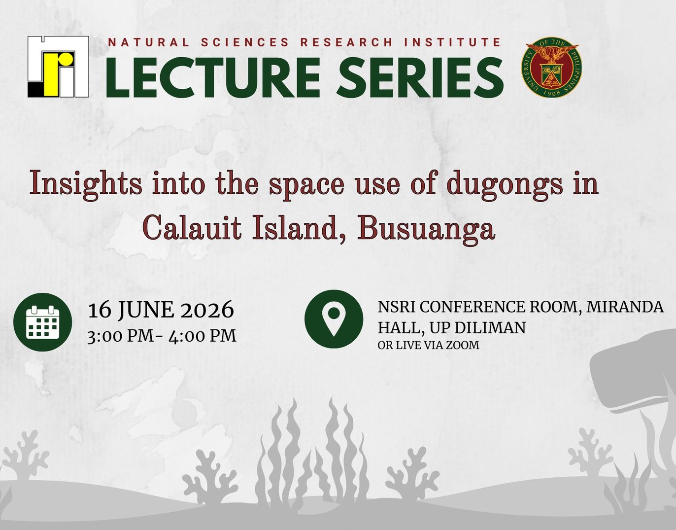 Insights Into the Space Use of Dugongs in Calauit Island, Busuanga