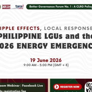 Ripple Effects, Local Responses: Philippine LGUs and the 2026 Energy Emergency