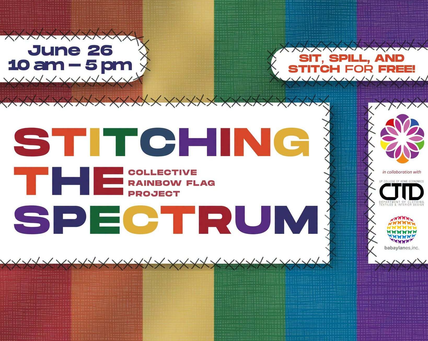 Stitching the Spectrum: The Collective Rainbow Flag Project