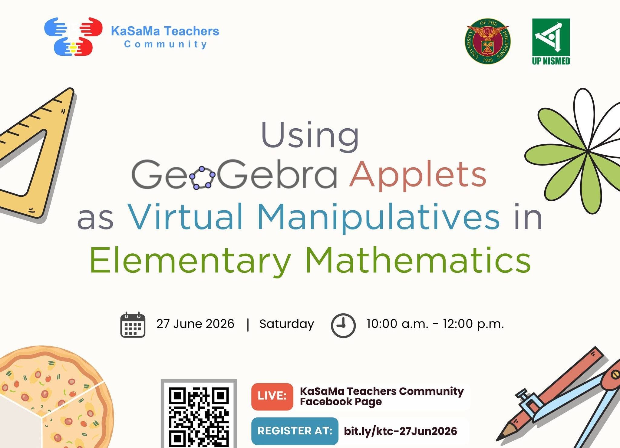 Using GeoGebra Applets as Virtual Manipulatives in Elementary Mathematics