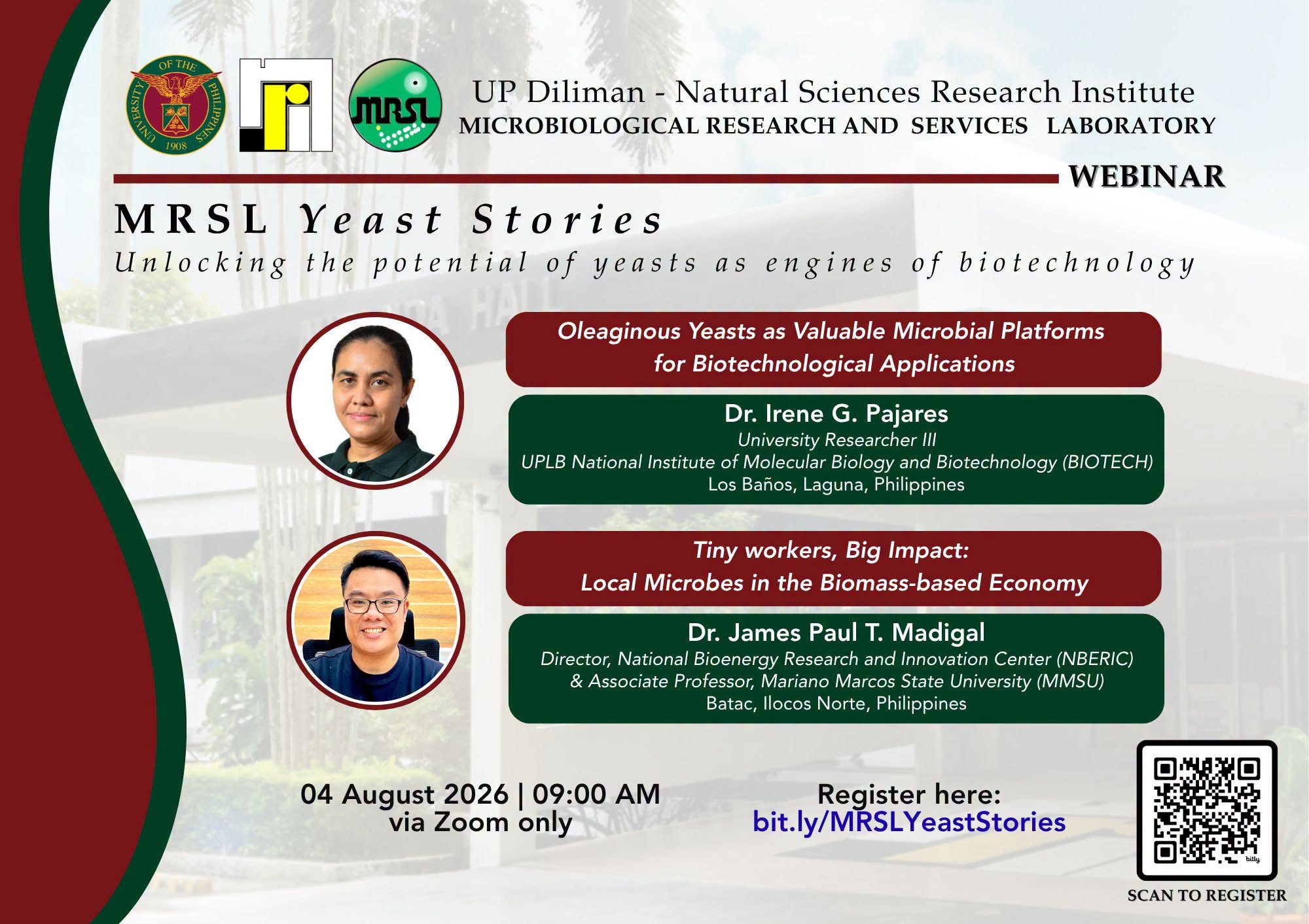 MRSL Yeast Stories: Unlocking the Potential of Yeasts as Engines of Biotechnology