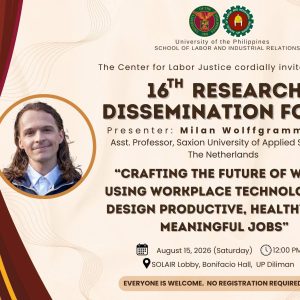 16th Research Dissemination Forum