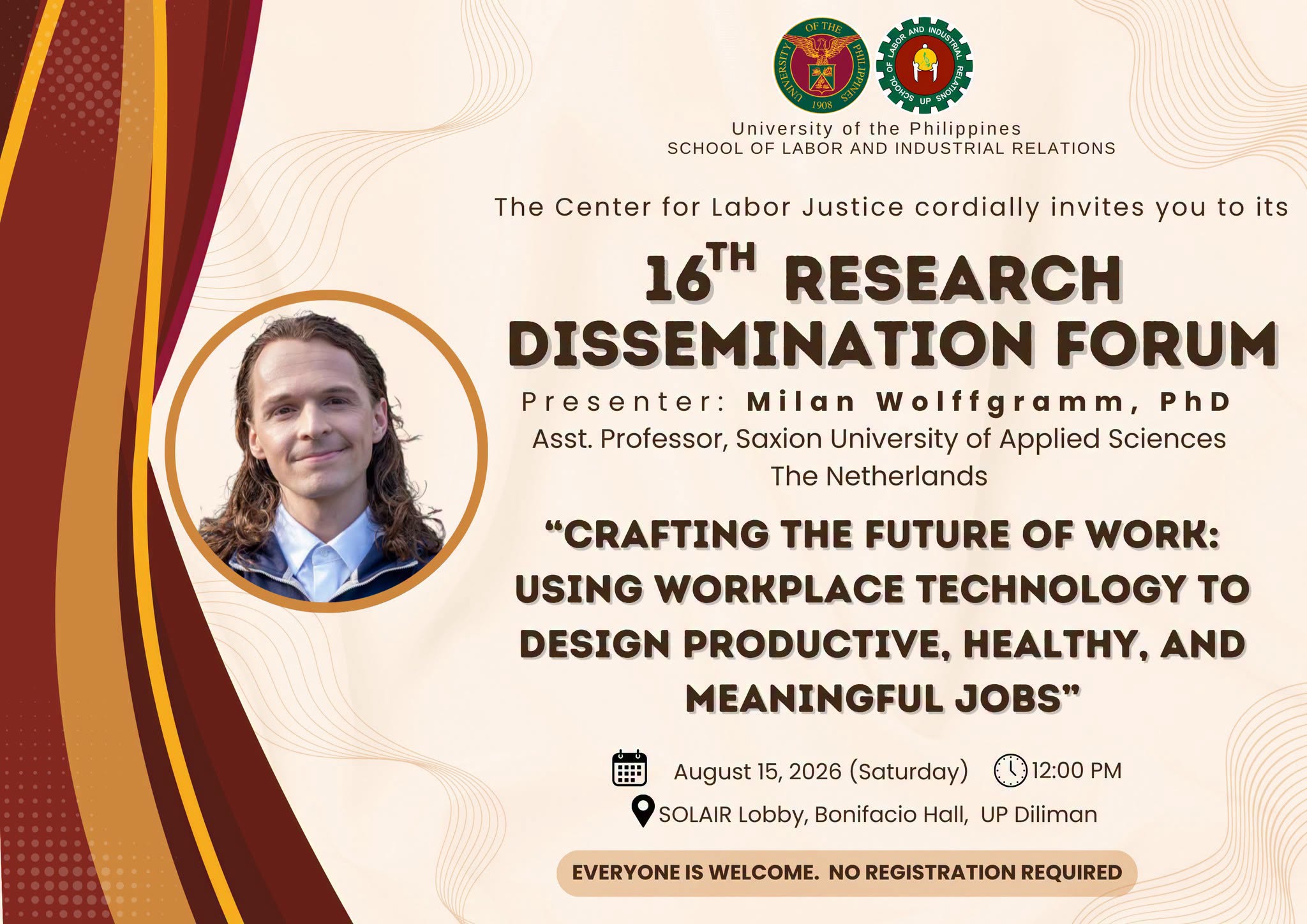 16th Research Dissemination Forum
