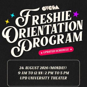 Freshie Orientation Program 2026