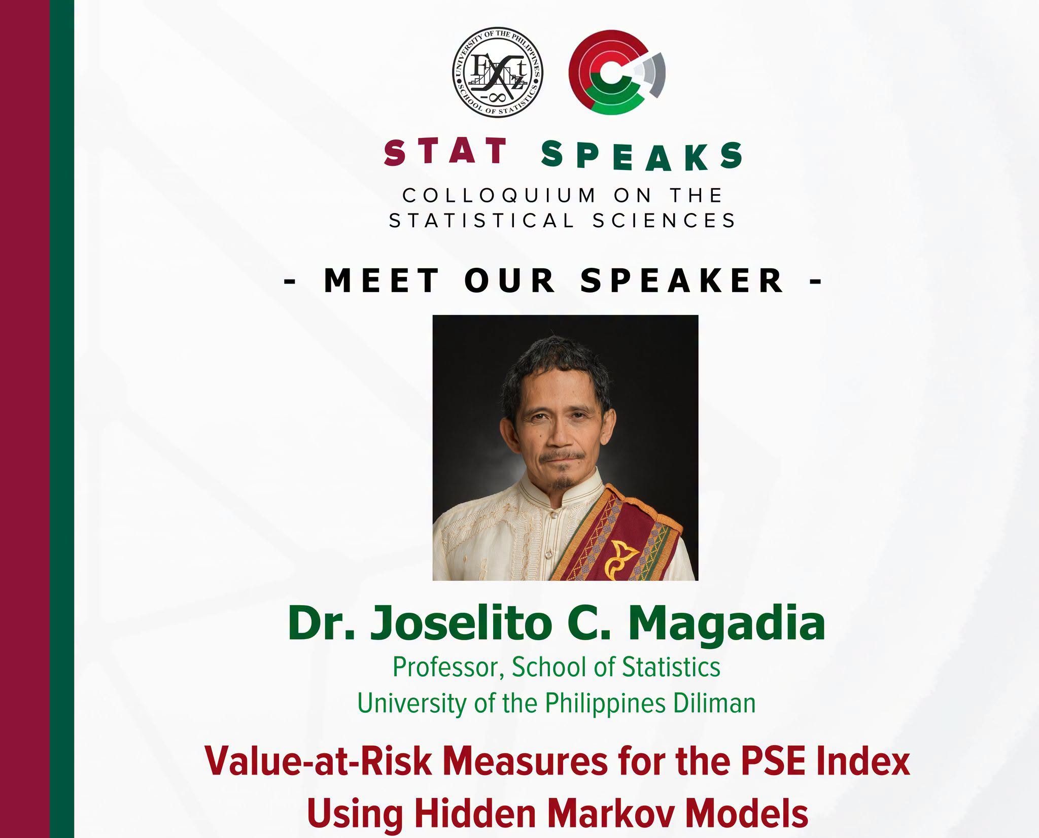 STAT Speaks: Colloquium on the Statistical Sciences