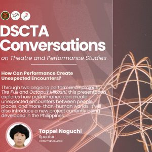 DSCTA Conversations on Theatre and Performance Studies