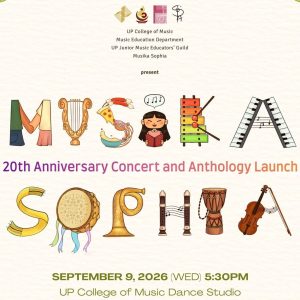 Musika Sophia: 20th Anniversary Concert and Anthology Launch