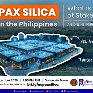 Pax Silica in the Philippines: What is at Stake? | An Online Forum
