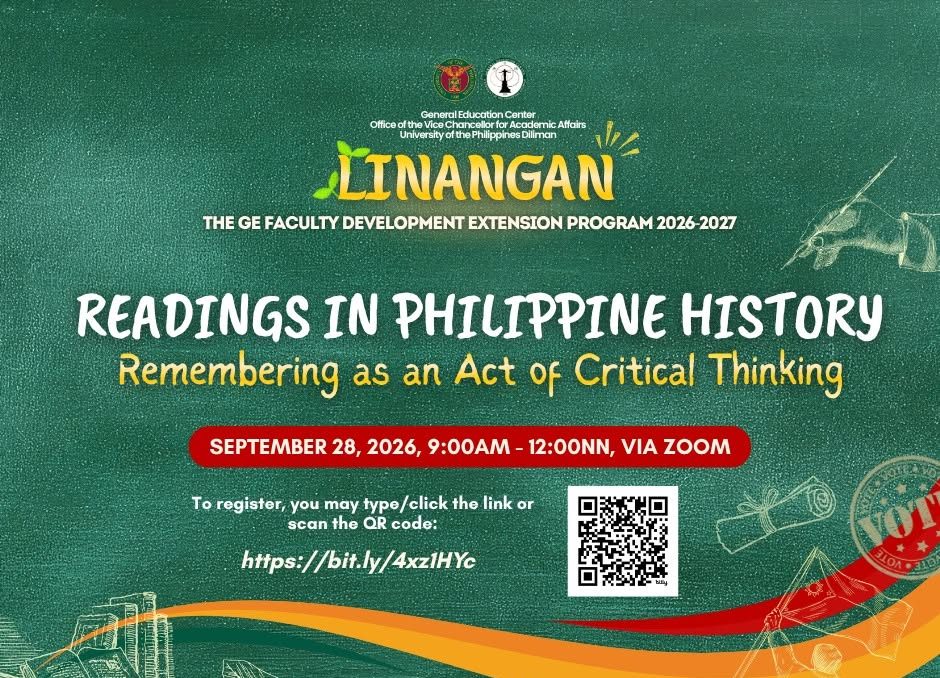 Readings in Philippine History: Remembering as an Act of Critical Thinking