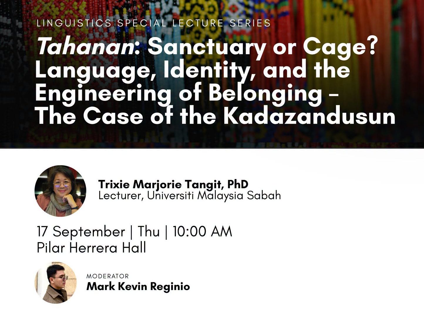 Tahanan: Sanctuary or Cage? Language, Identity, and the Engineering of Belonging — The Case of the Kadazandusun