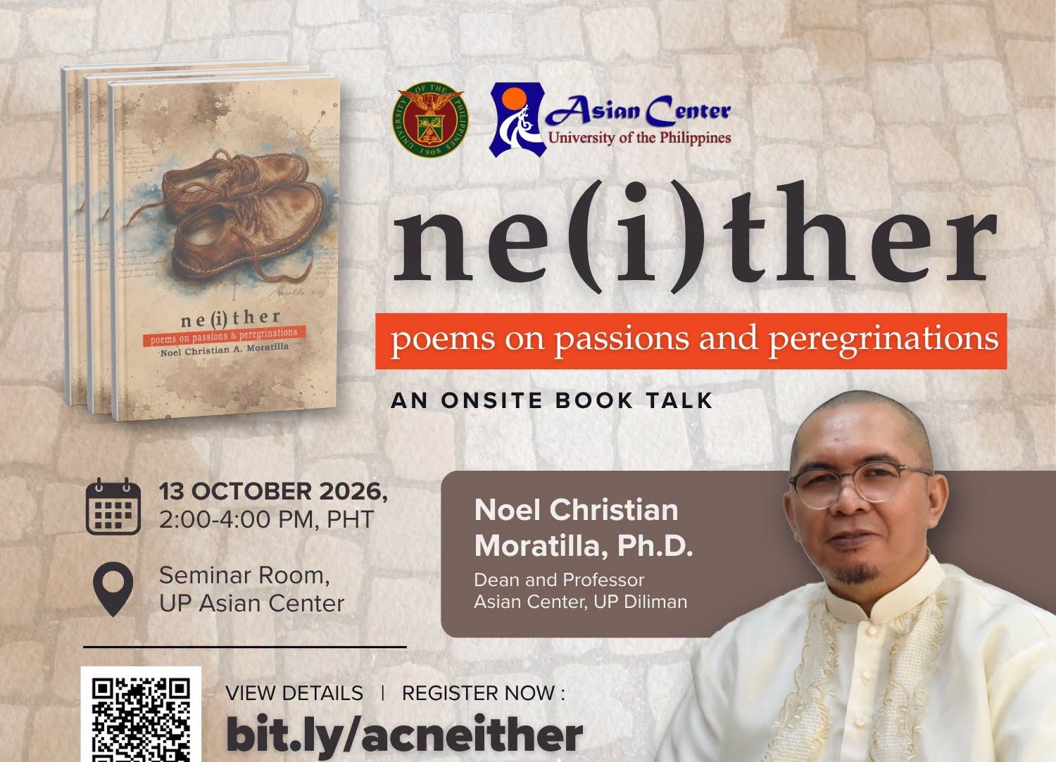 n e (i) t h e r : Poems on Passions & Peregrinations | An Onsite Book Talk