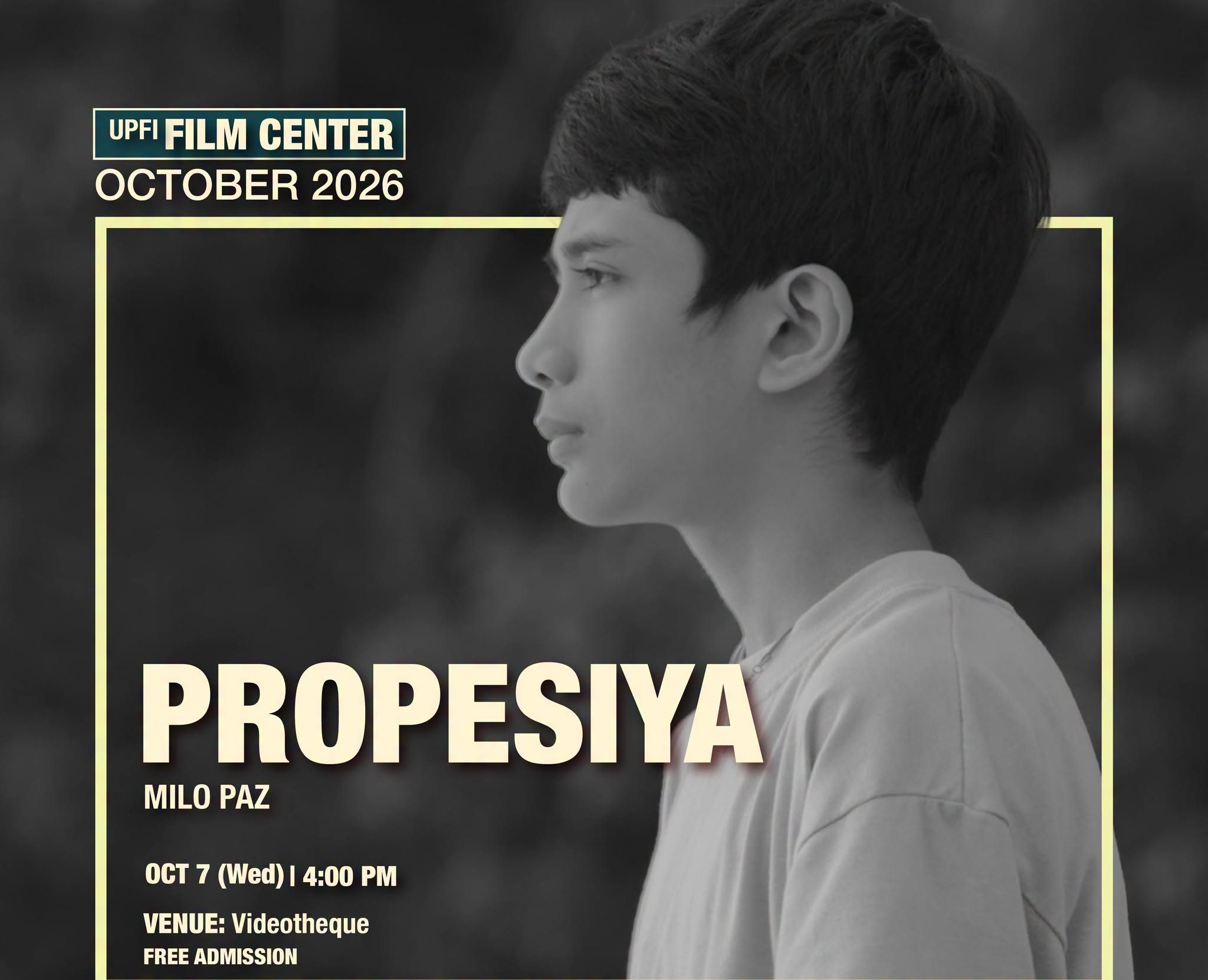 Free Film Screening: Propesiya + Binhi