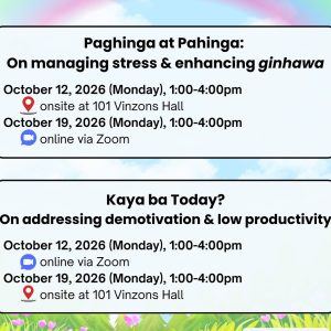 Pwede nang Mangarap ng Ginhawa