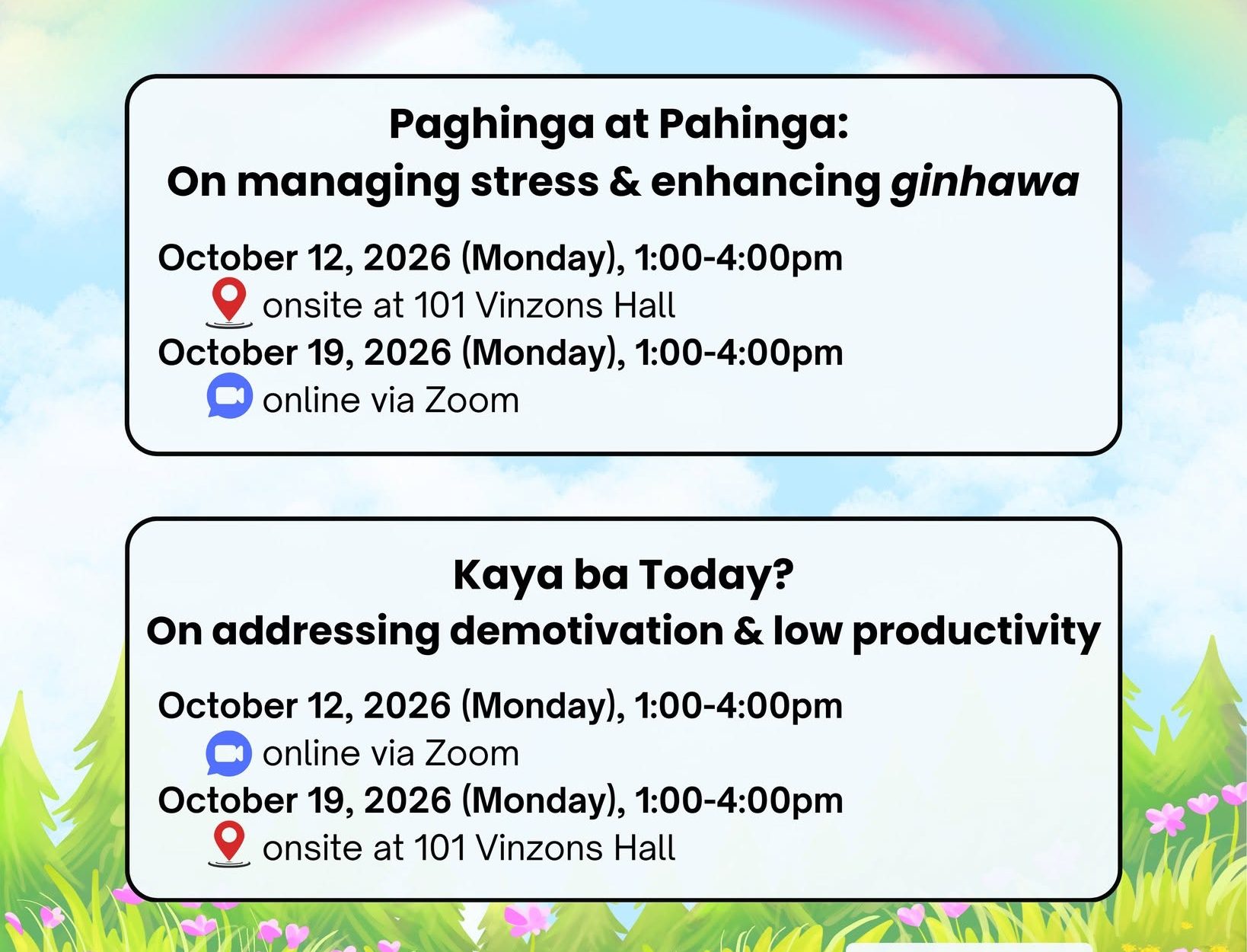 Pwede nang Mangarap ng Ginhawa