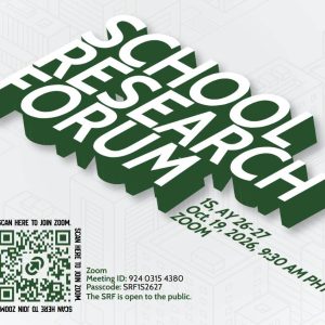 School Research Forum for the First Semester, AY 2026–2027