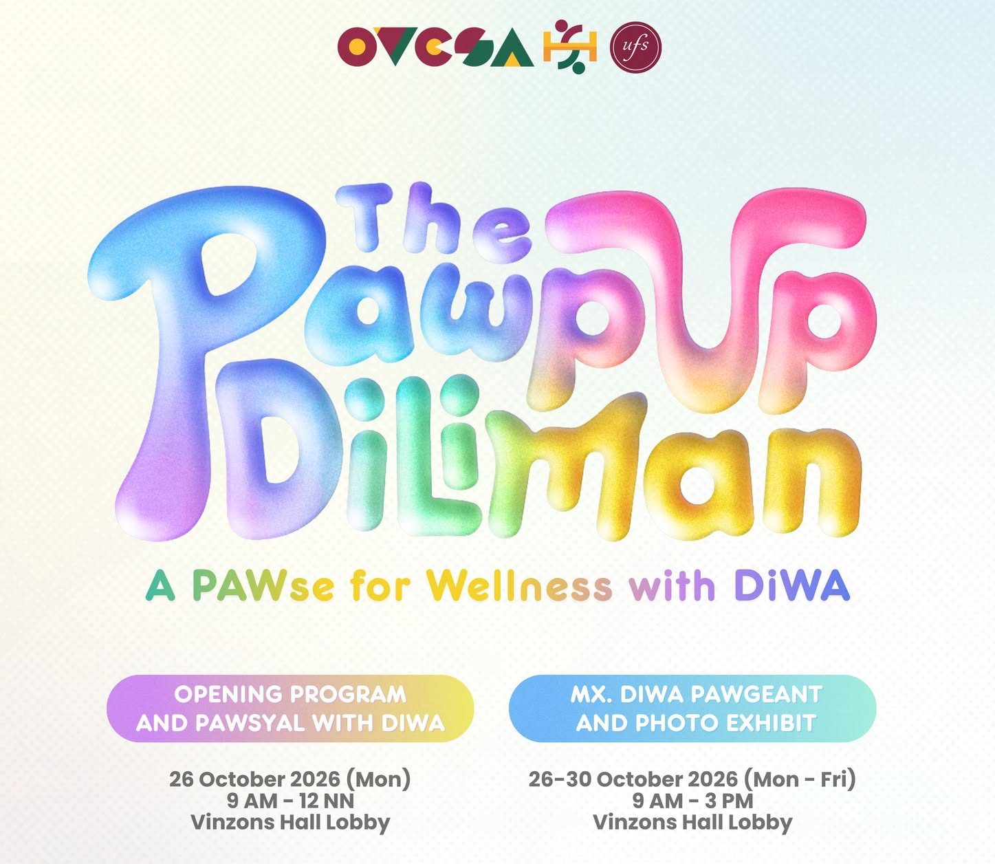 The PAWp Up Diliman 2026: A PAWse for Wellness With DiWA