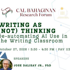 Writing as (Not) Thinking: De-automating AI Use in the Writing Classroom